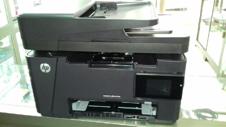 Hewlett-Packard-HP Laserjet Pro Inalámbrica Monocromática Multifunción  M127fw Impresora láser, copiadora, escáner y fax, hasta 21 ppm, 600 x 600  dpi