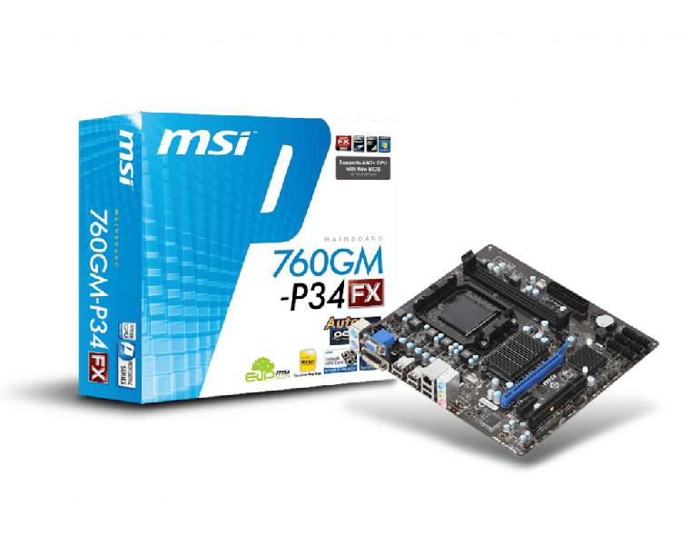 Combo Board y Procesador AMD Phenom II X4 955