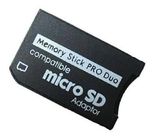 Convertidor adaptador memoria micro sd memory stick pro duo