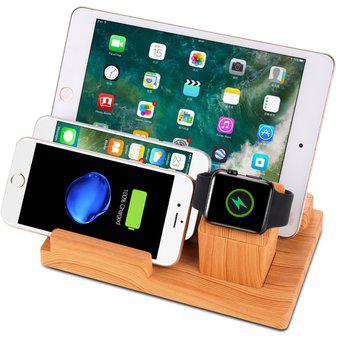 Bamboo 5v 1a / 2.4a múltiples puertos usb charging station