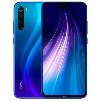 Celular xiaomi redmi note 8 /64gb/48mp/4ram + forro azul