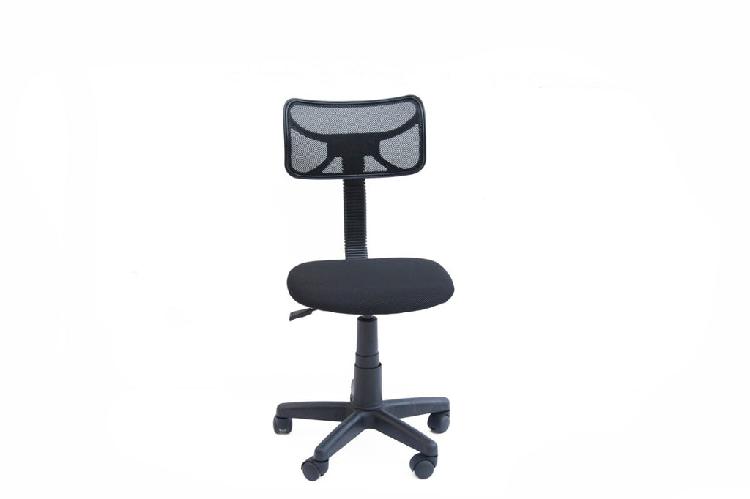 Silla de escritorio juvenil briella, negro, con cómodo