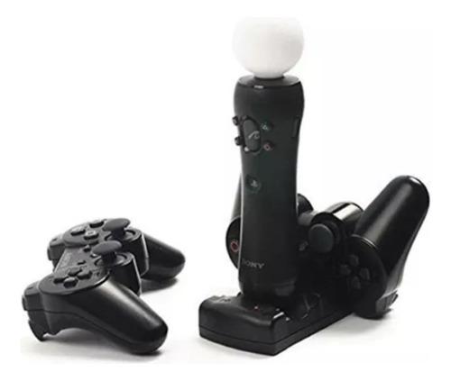 Base Cargador Doble Estacion Carga Joystick Control Ps3