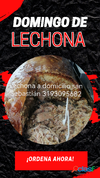 Lechoneria la dietetica de San Sebastián domicilio de Lechona 3